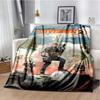 D The Division  Flannel Blanket Gamers Soft Warm Plush Throw Blanket for Bedroom Living Room Sofa Bed Picnic Blanket Boys Gift