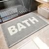 Water Absorbent Bath Mat Waffle Plaid Chenille Bathroom Carpet Anti Slip Floor Mat Entrance Doormat Toilet Bathtub Rug