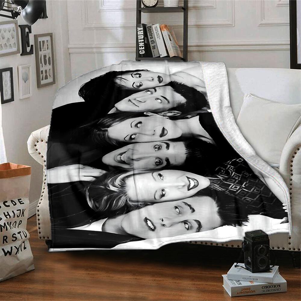 Group Portrait Expression Blanket Soft Throw Blanket For Home Bedroom Bed Sofa Travel Office Solid Christmas Blanket