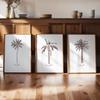 3pcs/set Palm Tree Coastal Theme Canvas Printing Summer Minimalist Style Surfing Seaside Beach Wall Art Poster Modern Home Decor