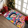 1pc Office Carpet, Betty Boop Chair Rug, Living Room Printed Area Rug, Home Chair Floor Mat