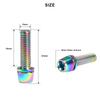 6Pcs Bicycle Handlebar Screws M5*18MM Stainless Steel Titanium-Plated Colorful Screws Mountain Bike Handle Bar Stem Riser Screw
