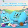 PlayVital Monoeye Monster Cute Silicone Cover для Xbox Series Grip Cover для Xbox Core Full поставляется с колпачком для джойстика и наклейкой для контроллера X/S,