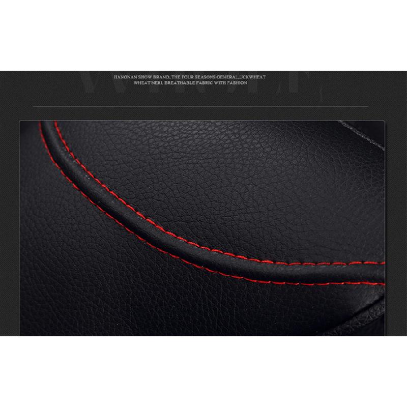 Новый 2 X Дышащий Износостойкий Черный Кожа PU Автомобильный Подголовник Подставка для Шеи Подушка