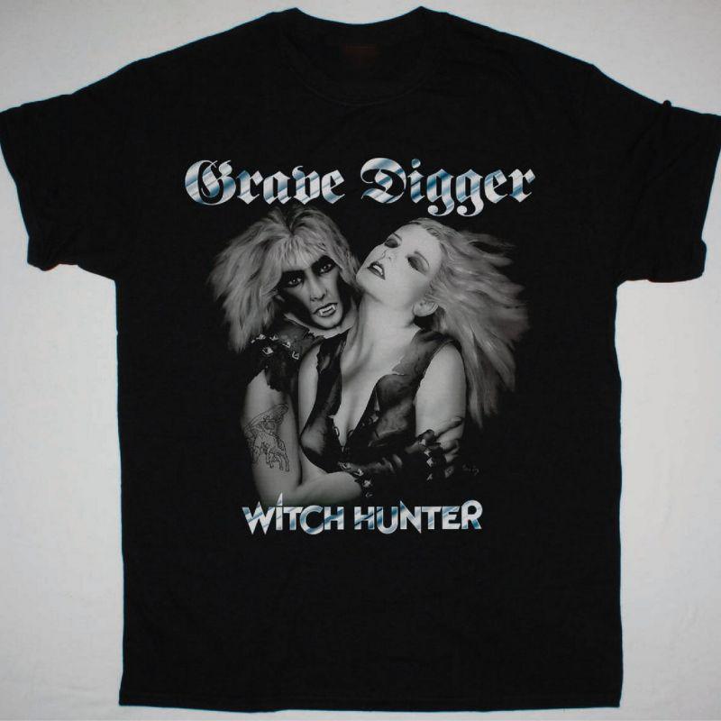 Унисекс Футболка Grave Digger Witch Hunter Альбом Полный Размер SB044 Унисекс Футболка