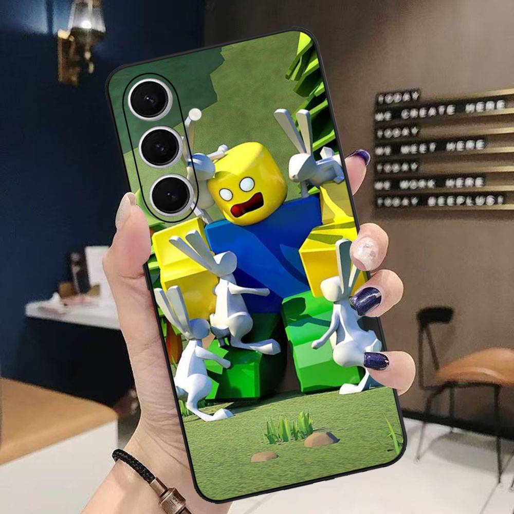 Популярная игра R-Roblox Чехол для телефона для Samsung S 24 Fe 25 Ultra Plus 20 Lite 21 30 22 23 24 22 Ultra 5G Fundas