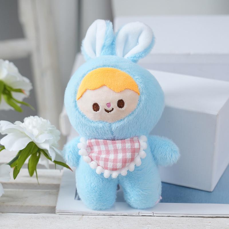 Cute Bunny Plush Toy Keychain With Pp Cotton Filling For Kids And Baby Accessories