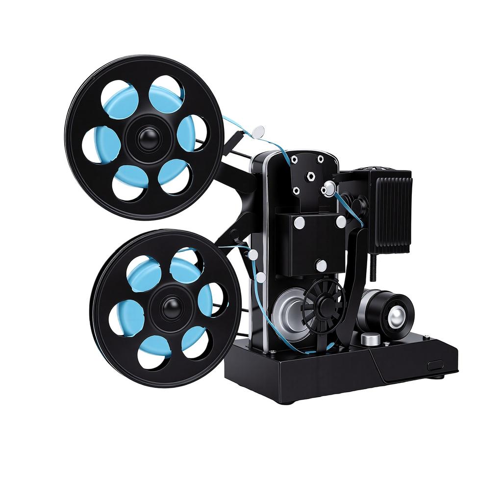 Retro Film Projector Ornament Iron Craft Decor Vintage Movie Projector Model Art Collection Desktop Decoration