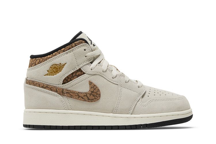 Air Jordan 1 Mid SE GS 'Коричневый Слон'