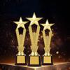 Star Award Trophy Plastic Winner Award Trophy Toy Children's Performances Figurines