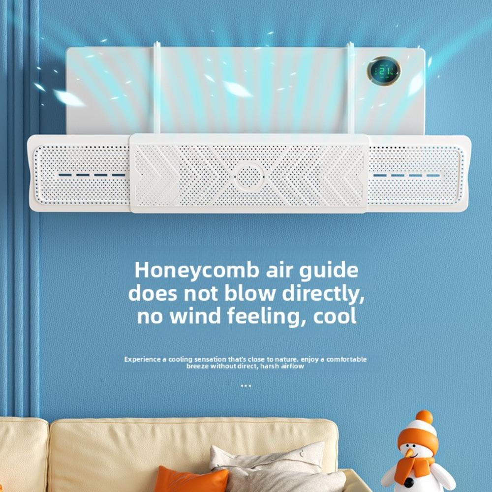All-in-One Air Conditioner Deflector Easy To Install Universal Vent Deflector Cover Air Outlet