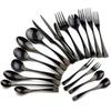 All Styles 1-Piece Black Cutlery Set 18/10 Stainless Steel Western Food Tableware Sets Steak Butter Knife Fork Spoon Dinnerware