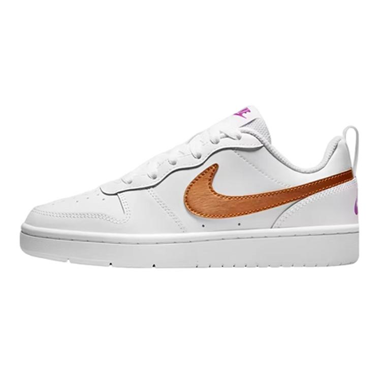 Nike Кроссовки Court Borough Low top для скейтбординга, детские, розово-синие BQ5448-100(TeamS-S-BOX)