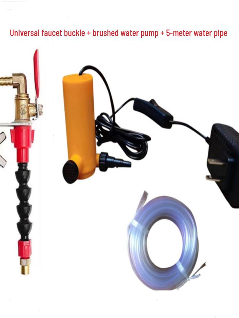 Universal Flexible Water Nozzle for Cutting & Grooving Machines - Dustproof Spray Head for Marble Saw Blade Cooling
