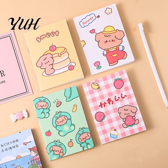 Adorable Cartoon Notepad 4Pcs Cute Notebook Set 64K Mini for Kids Students Portable Smooth Paper Ink Journal School Prizes And Party Favors