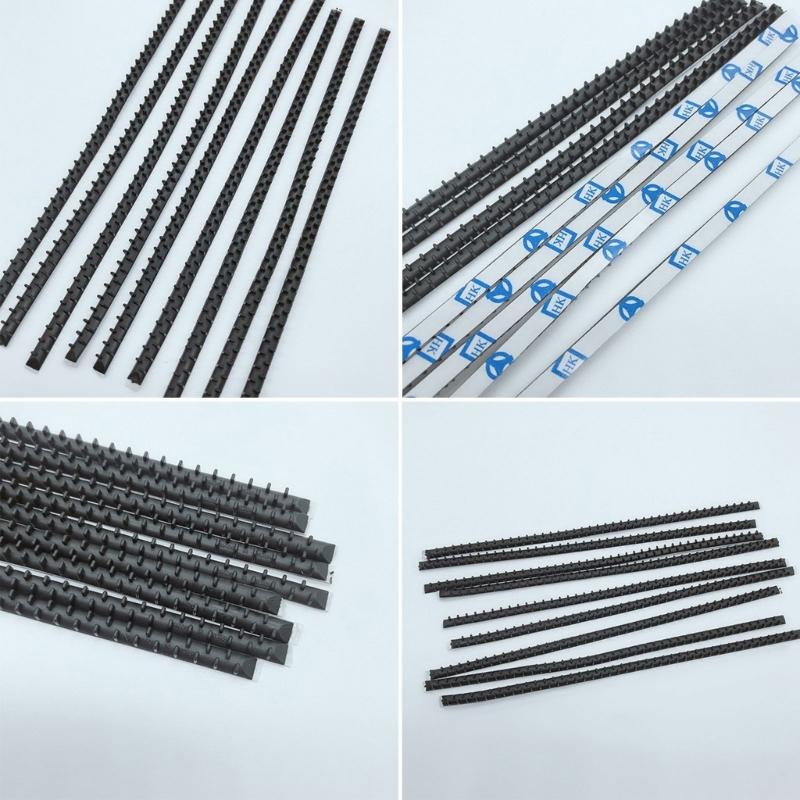 Упаковка из 10 заколок для волос, нескользящие зубчатые шпильки, нескользящие зубчатые украшения, элегантный и надежный держатель для головного убора