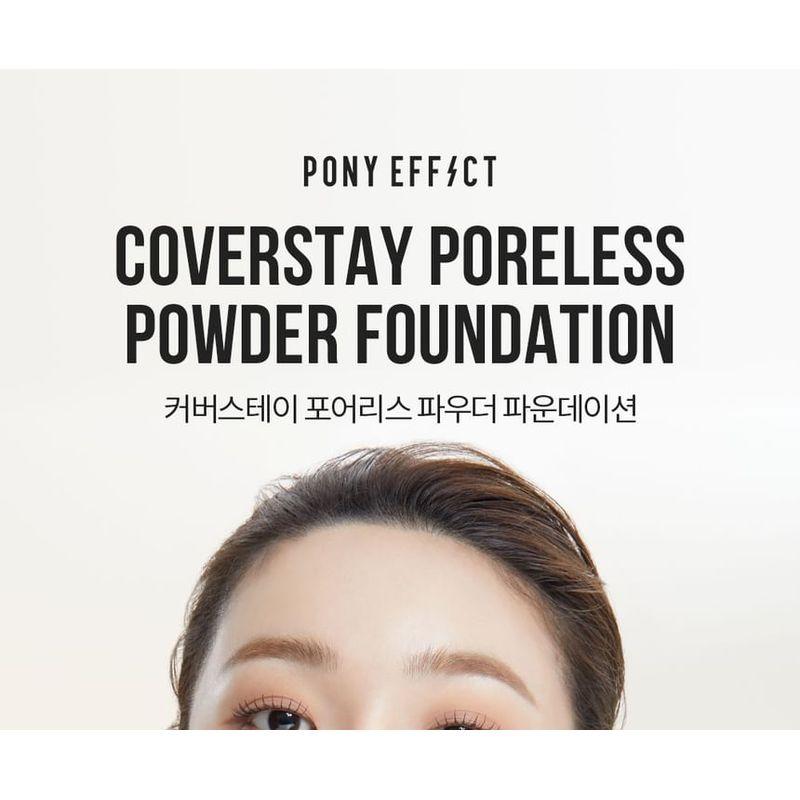 PONY EFFECT - Пудра-основа Coverstay Poreless - 3 оттенка