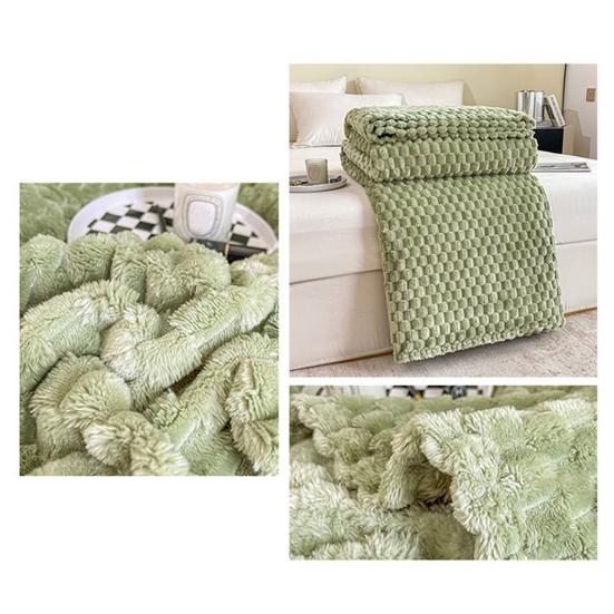 Одеяло из кораллового флиса, теплое, стильное, утолщенное, удобное на ощупь, теплое модное одеяло