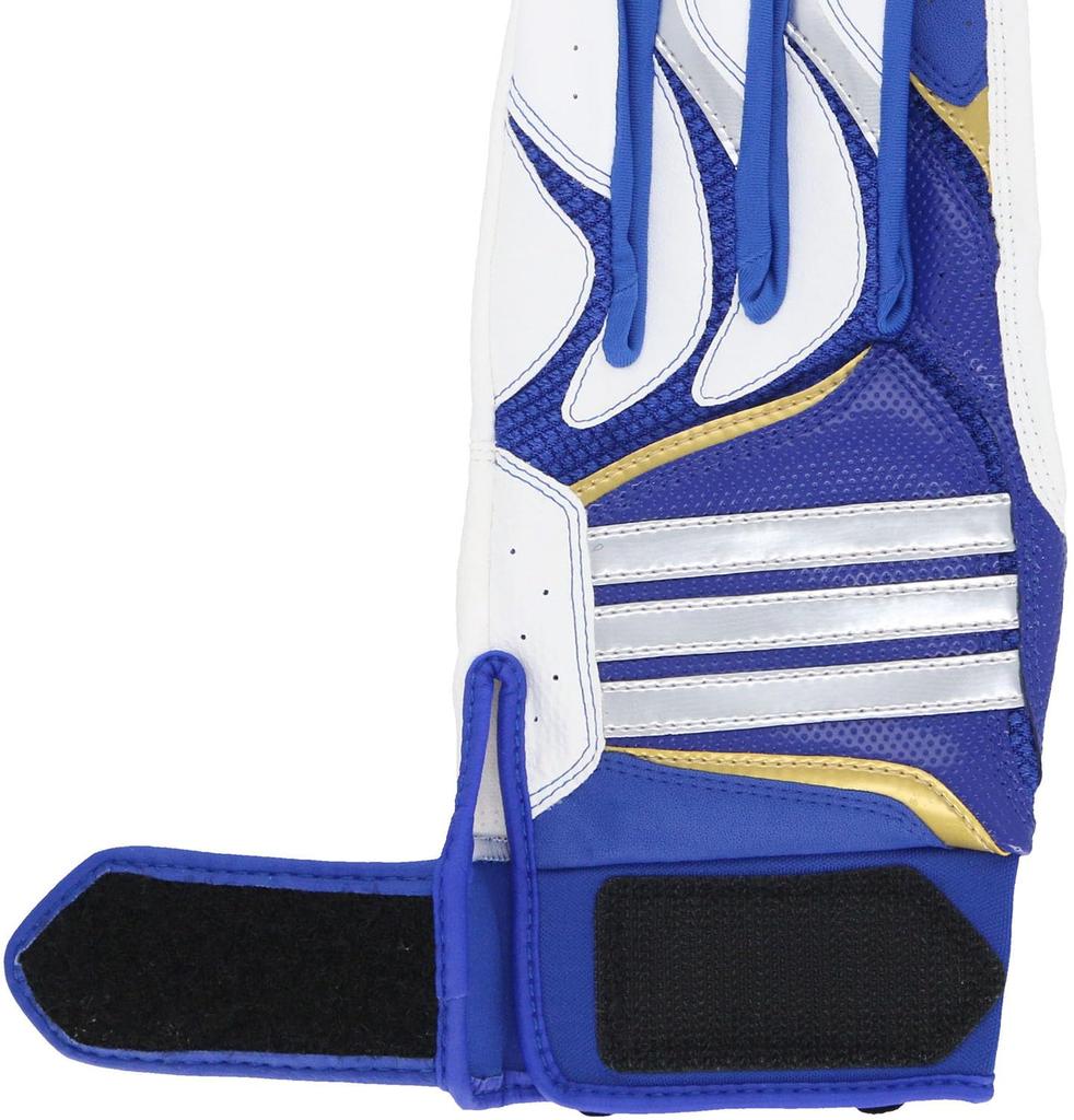 Перчатка adidas BASIC для отбивания, размер S, сине-белая, (LBG405)