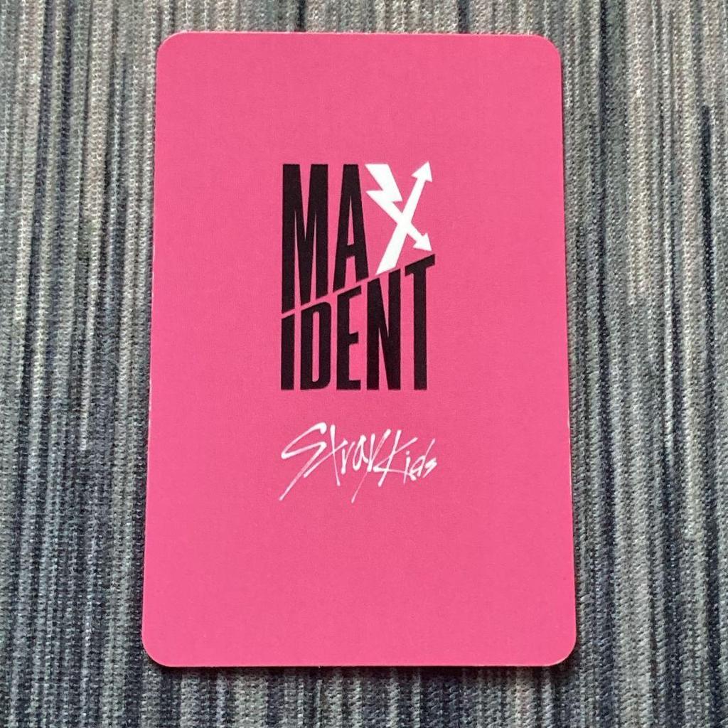 [USED] StrayKids Seungmin Public Broadcast MAXIDENT 1st Week Sanok Trading Card