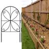10 шт. Декоративный Садовый Забор Металлический Антикоррозийный Забор Без Копания Ограждение Сада Барьер от Животных Заборы и Бордюры для Цветов для домашних животных
