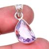Natural Ametrine Gemstone Handmade 925 Solid Sterling Silver Pendant 1.25" R9b95
