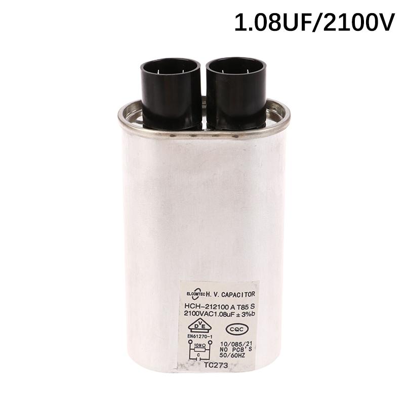 1 шт. для деталей конденсатора микроволновой печи 0,85 мкФ/0,9 мкФ/0,95 мкФ/1,05 мкФ/1,08 мкФ конденсатор высокого напряжения для микроволновой печи