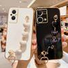 Чехол-браслет 'Сердце' для Reno7 4g Для Oppo Reno 7 5 6 8 Lite 7lite 8t Reno6 Reno5 Цепочка Покрытие Силиконовый Чехол Realme 10 9 Pro