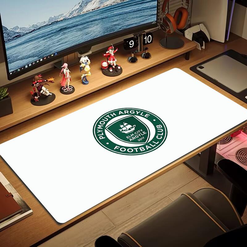 Plymouth Argyle - PAFC Mouse Pad Large Gaming Table Cushion Non-slip Laptop Tablet Big Mousepad XXL Mat Mini PC Playmat With Lock edge_xia