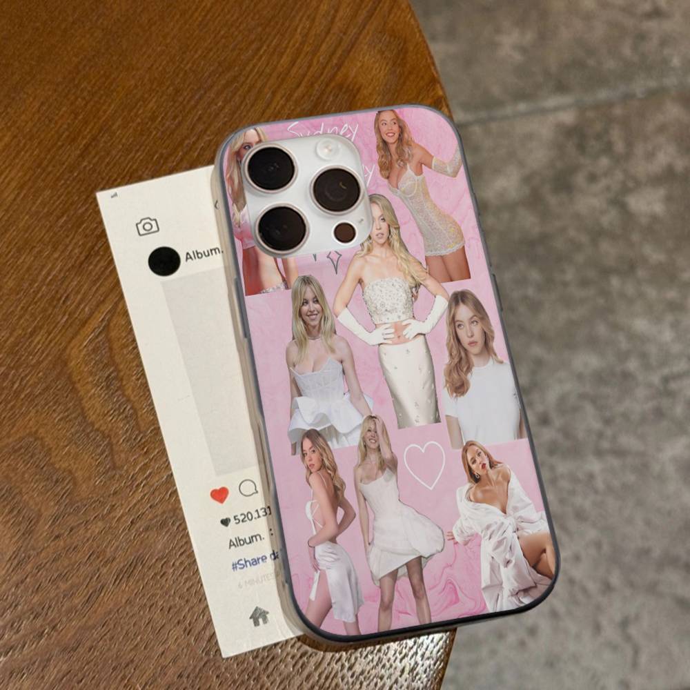 Певица Сидни С-Суини Для IPhone 17 16 15 14 Plus 13 12 11 Pro Max С ударопрочным защитным чехлом для телефона