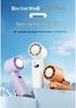 Portable Multi-functional USB Clip-on Fan with Digital Display and High Wind Power