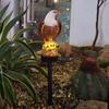 1PC Solar Lawn Light Outdoor Decoration Garden Light Garden Atmosphere Landscape Light Resin Creative Eagle Light Ground Plug Light