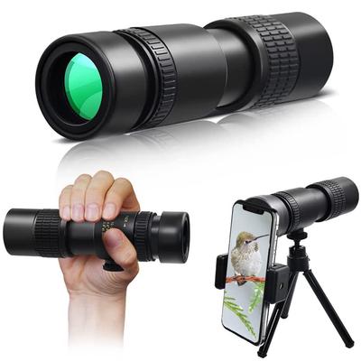 Портативный монокулярный телескоп Hd с зумом 10-30x30 со штативом и подставкой для телефона для кемпинга, охоты, туризма, осмотра достопримечательностей
