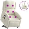 VidaXL Fauteuil de Massage Inclinable, Chaise de Relaxation avec Dossier et Repose-pied Réglables, Siège de Salon Salle de 3204320