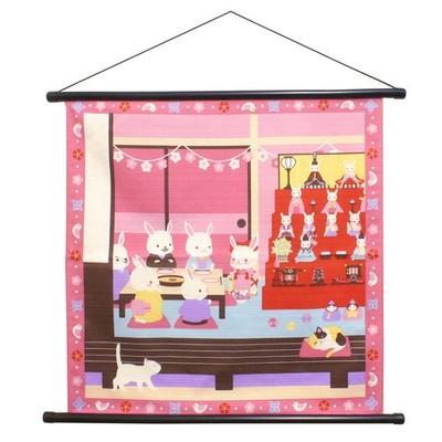 Maeda Dyeing Co. ООО. Розовый 53 X 56 См Ткань Shikisai Фуросики Гобелен Хина