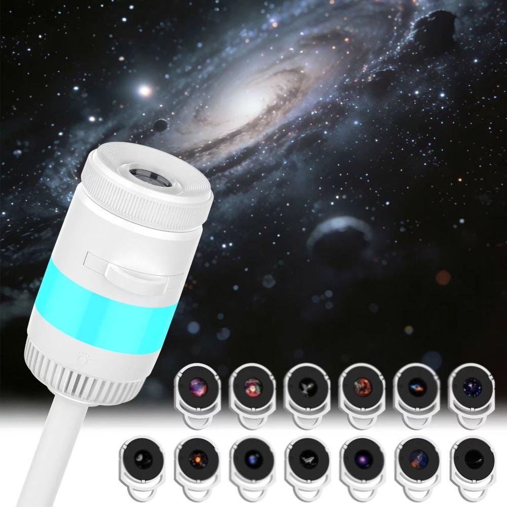 USB Powered Night Light Adjustable Focus Satellite Projector Star Projector Romantic Atmosphere