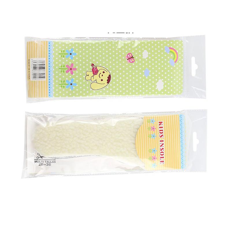 Детская, мужская и женская стелька, зимняя теплая мягкая шерстяная стелька для зимней обуви, размер 36-46, стелька из мягкого меха