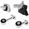 4Pcs Engine Motor Mounts Transmission Mount Kit for 2006-2011 Honda Civic 1.8L Manual Trans Model A4546 A4547 A4548 A4530
