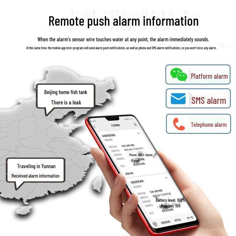4G Water Leak Detector with Rope Sensor