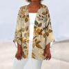 Женская повседневная модная легкая куртка средней длины с принтом, кардиган