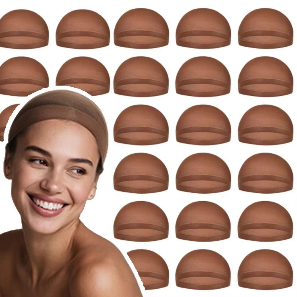 10PCS Invisible Wig Cap Breathable Wig Hairnet Durable Stocking Caps For Men and Women