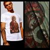 Evil T-Shirt Satanic Occult Virgin and Child Blood Tears Demon Behemoth Tee