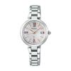 Женские часы Seiko Lukia SSQW081 Серия Grow, Солнечная радиосинхронизация, Календарь даты, Титан, Розовый циферблат