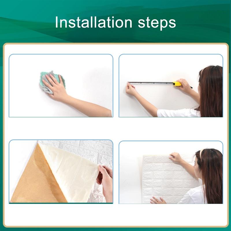 3D обои, украшения, самоклеящиеся, античные, пенопластовые, кирпичные обои, гостиная, спальня, водонепроницаемые, 3D наклейки на стену