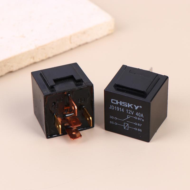 12V 24V 5Pin Automotive Relay 40A With Harness Protective Car Relay Socket for Air Conditioner System