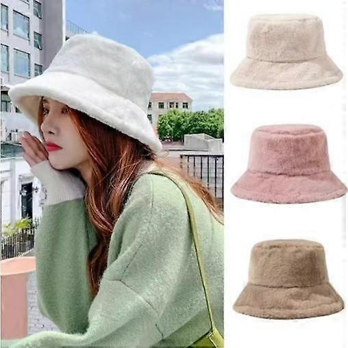 Women Winter Warm Classic Caps High Quality Bucket Hat Ladies Fashion