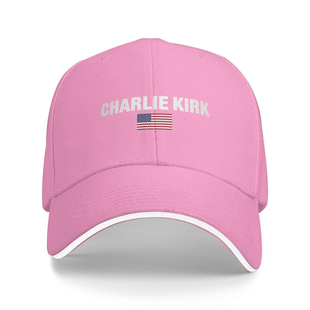 Never Forget Charlie Kirk Hero US Flag Custom Baseball Caps Women Printing Male Beach Sunscreen Hat Snapback Cap