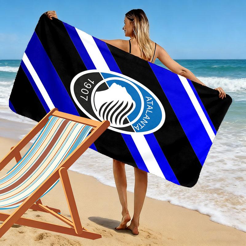 Atalanta BC poster Print Beach Towel, Large Soft Quick Dry Towel for Beach Camping Swimming