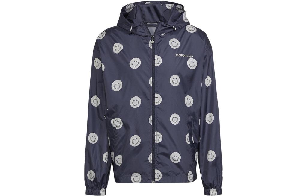 Men's Adidas Originals Jackets Men's Dark Navy Blue Hooded Moderate Other
