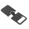 Solid Color Ring Holder Folding Case Phone Case with Ring for Z Flip4 Shockproof Holder Cover Black for Z Flip 4